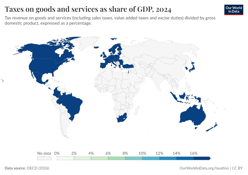 A thumbnail of the "Taxes on goods and services" chart